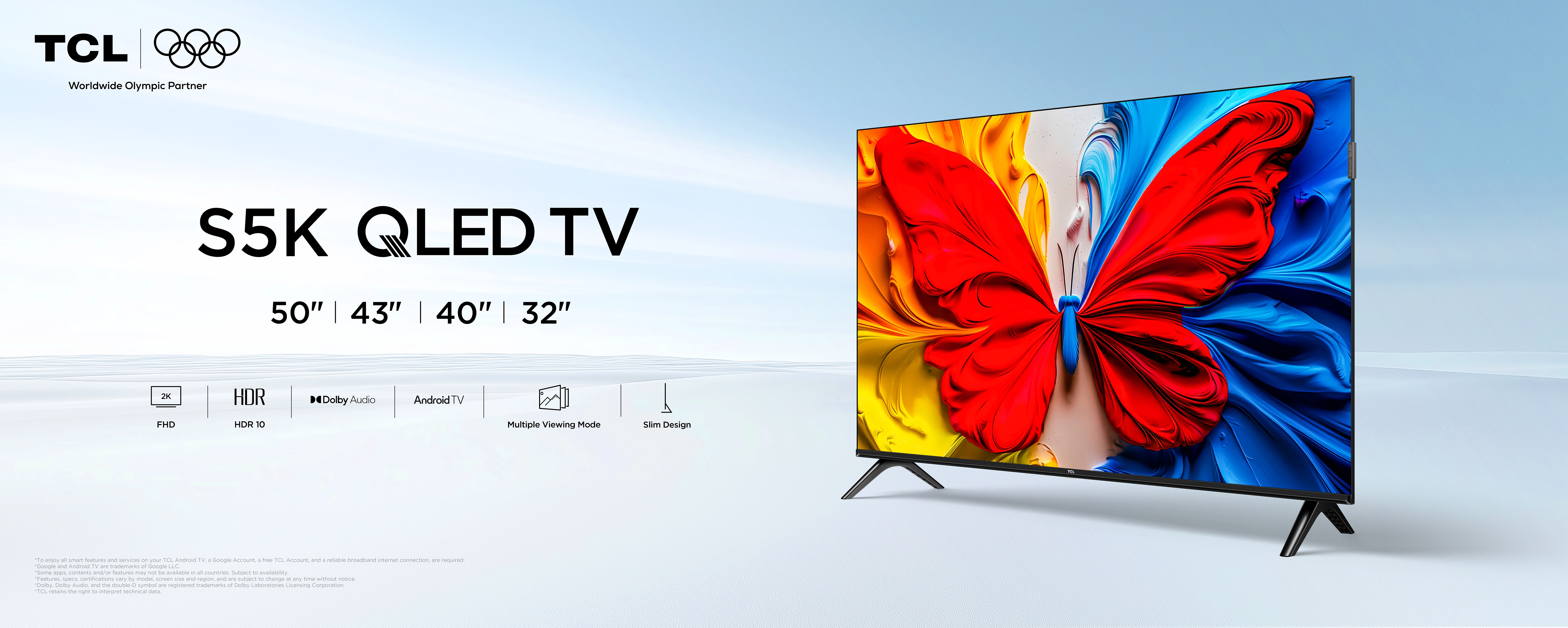 TCL 32S5K HD QLED TV